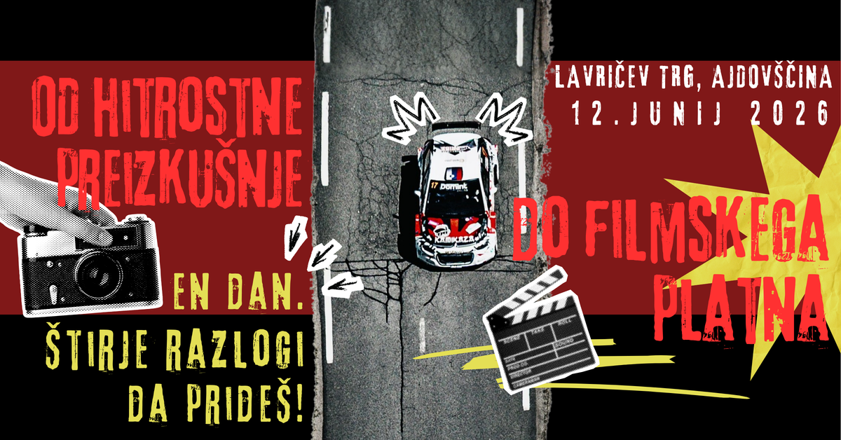 Od hitrostne preizkušnje do filmskega platna