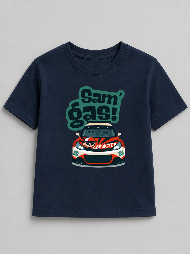 Otroška majica "Sam gas!"