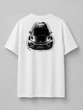 Majica Static noise - Black on white