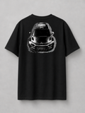 Majica Static noise - White on black