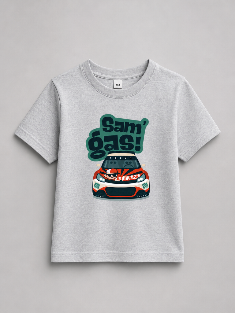 Otroška majica "Sam gas!"