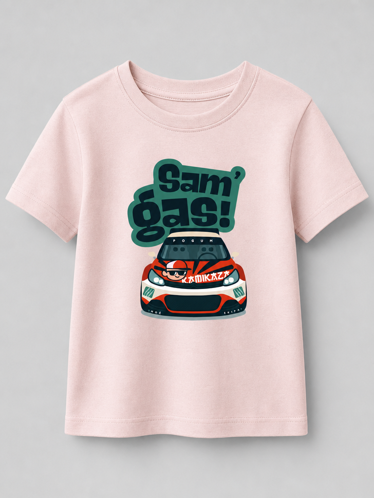Otroška majica "Sam gas!"